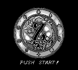 Z - The Miracle of the Zone Title Screen